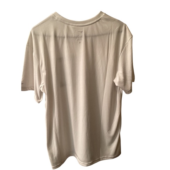 Nike Swim Dri-FIT T-Shirt Mens Small White UPF 40+ Graphic NEW - Picture 2 of 6